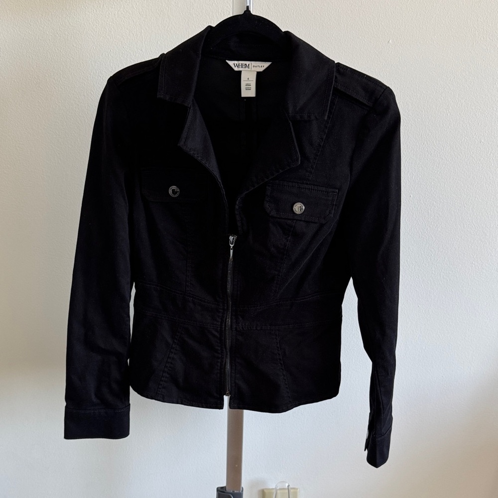 White House Black Market Zip up Jacket